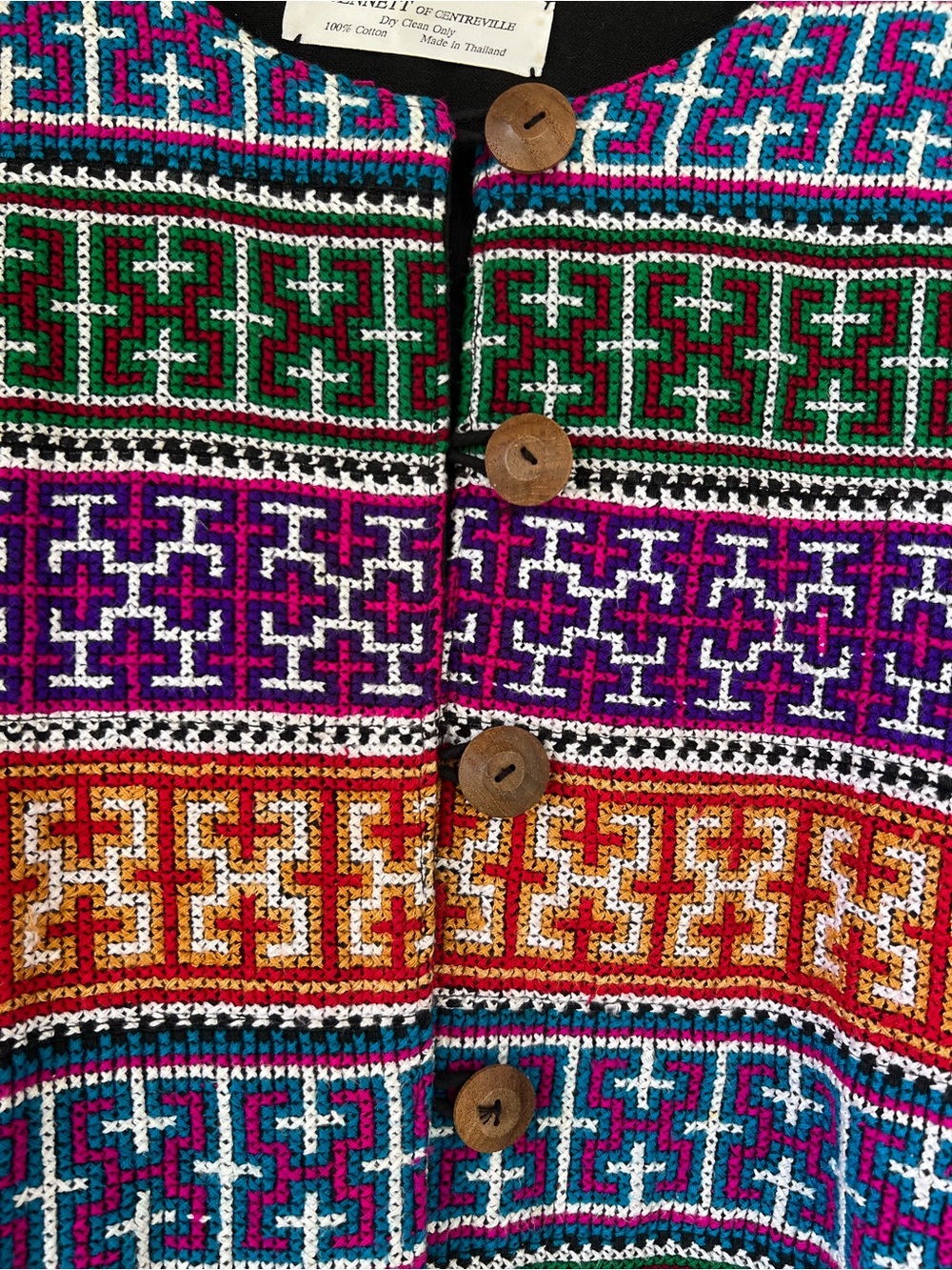 BENNETT OF CENTREVILLE Multicolor Jacket - Picture 3 of 9
